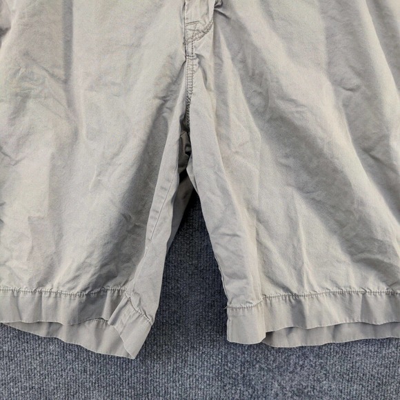 Saltaire Mens Summer Twill Chino Shorts Gray Size 38 Slash Pockets - Picture 7 of 12